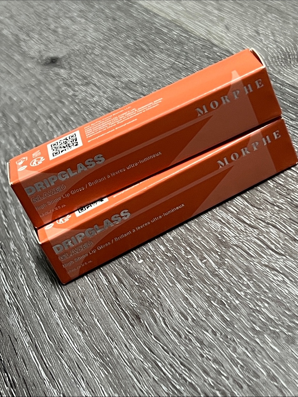 Morphe Dripglass Glazed High Shine Lip Gloss - Glazed Peach Prism